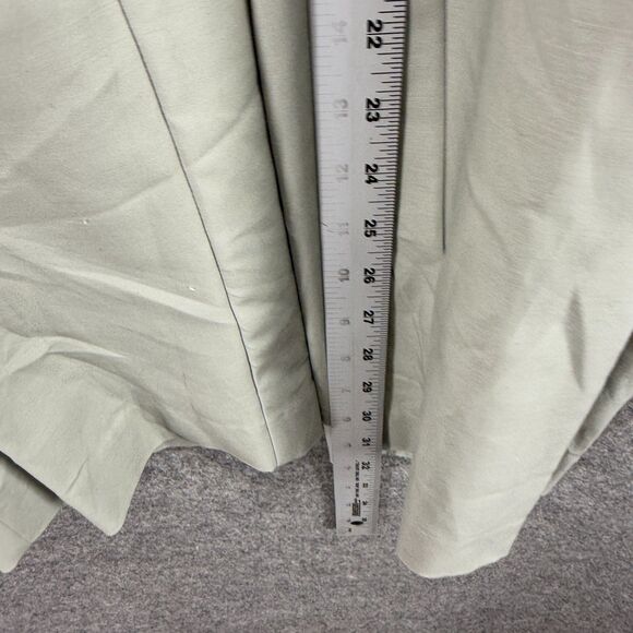 New Charter Club Dress Pants Women 24W Plus Gray Pleated High Rise Slimming - Picture 6 of 9